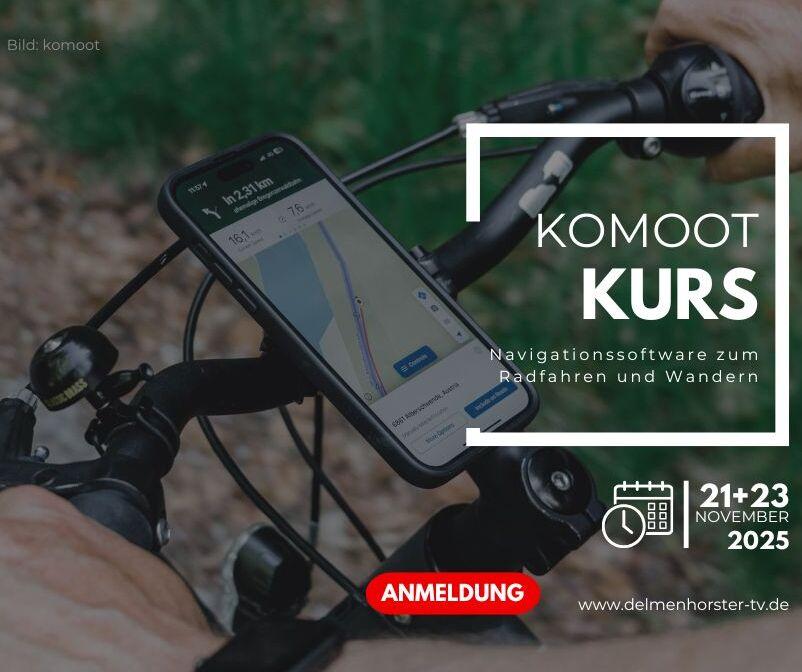 Kursangebot komoot beim DTV 1856